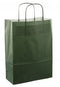Papieren koordtas 22x10x31cm 50st donker groen | 4 stuks