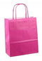 Papieren koordtas 22x10x31cm 50st fuchsia