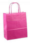 Papieren koordtas 22x10x31cm 50st fuchsia