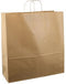 Papieren koordtas 45x17x47cm 50st bruin kraft