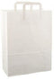 Papieren tas 32x15x43cm 50st wit