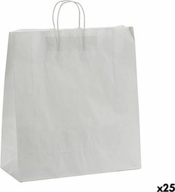 Papieren Zak 46 x 16 x 59 cm Wit (25 Stuks)