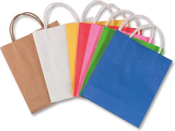 Papieren zakjes Folia 20 st. - 18x8x21cm bruin