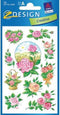 Papieretiket Z-design Creativ - pakje a 3 vel rozen