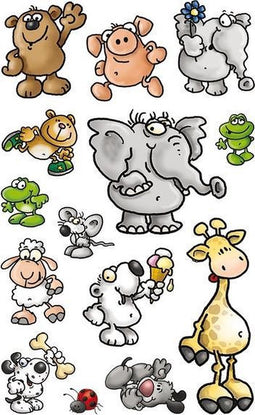 papieretiket Z-design Kids pakje a 3 vel dieren