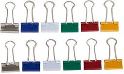 Papierklem MAUL 213 foldback 19mm capaciteit 7mm assorti | 300 stuks