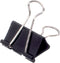 Papierklem MAUL 213 Foldback 32mm capaciteit 13mm zwart | 12 stuks
