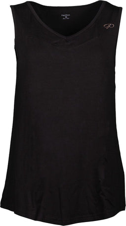 Papillon Singlet Fitness Shirt Dames Zwart Maat Xl