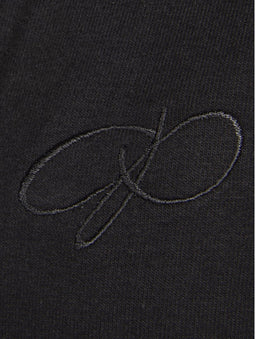 Papillon Sweat Hoody Katoen Dames Zwart Maat 3xl