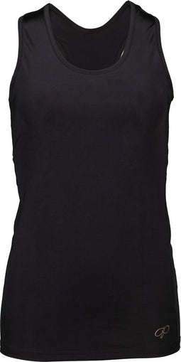 Papillon Tanktop Racer Back Dames Zwart Maat S