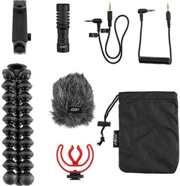 JOBY GorillaPod Creator Kit - Mini-tripod - GripTight smartphoneklem en Wavo microfoon - Zwart