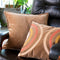 Dutch Decor RODY - Sierkussen velvet - 45x45 cm - Tobacco Brown - bruin - retro dessin - Inclusief binnenkussen