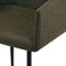vidaXL - Eetkamerstoelen - 2 - st - met - armleuningen - stof - bruin