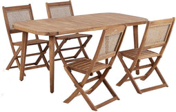 PARAGGI - Tuinset 4-zits - Bruin - Acaciahout