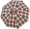 Paraplu Beige Geruit - Carbon - Dsn 100 cm - Lengte 89 cm - Doppler