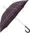 Paraplu Blauw Geruit - Carbon - Dsn 100 cm - Lengte 89 cm - Doppler