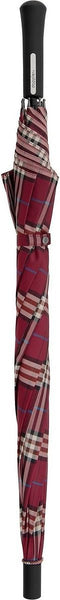 Paraplu Burgund Rood Beige - Fiberglass - Dsn 103 cm - Lengte 79 cm - Doppler