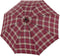 Paraplu Burgund Rood Beige - Fiberglass - Dsn 103 cm - Lengte 79 cm - Doppler