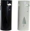 Paraplu DKD Home Decor 19 x 47 cm Wit Zwart Staal Paraplu (2 Stuks)