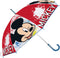 Paraplu Mickey Mouse Happy smiles Rood Blauw (Ø 80 cm)