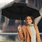 Paraplu - Stormparaplu - Automatisch uitklapbaar - Opvouwbaar - Zwart - 110 cm XL - Open en dicht knop - Stormbestendig tot 140 k/m