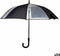 Paraplu Zwart Transparant Metaal Stof 96 x 96 x 84,5 cm (24 Stuks)