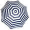 Parasol 160 cm, streep design UV