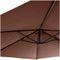 Parasol DKD Home Decor MB-166676 Bruin Multicolour Staal Metaal/Plastic 300 x 300 x 250 cm