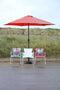 Parasol Gemini Rood 3 meter doorsnee 53021