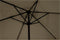 Parasol Gemini - Taupe - Diameter: 3m