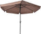 Parasol Gemini - Taupe - Diameter: 3m