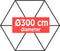 Parasol Gemini - Taupe - Diameter: 3m