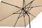 Parasol Libra, Ecru, 2,5x2,5 meter