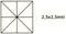 Parasol Libra, Grijs, 2,5x2,5 meter