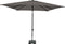 Parasol Rechthoek Corsica Taupe Madison | 200 x 250 cm kantelbare rechthoekige parasol