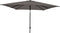 Parasol Rechthoek Corsica Taupe Madison | 200 x 250 cm kantelbare rechthoekige parasol