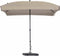 Parasol Rechthoek Ecru 210 x 140 cm Madison