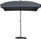 Parasol Rechthoek Grijs 210 x 140 cm Patmos Madison