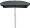 Parasol Rechthoek Grijs 210 x 140 cm Patmos Madison