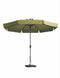 Parasol Rond Dublin 300 cm Sage groen