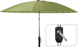 Parasol Shanghai - Kantelbaar - Ø270cm - Limoen Groen