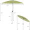 Parasol Shanghai - Kantelbaar - Ø270cm - Limoen Groen