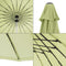Parasol Shanghai - Kantelbaar - Ø270cm - Limoen Groen
