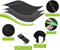 Parasolbeschermhoes met stang (geen ladder meer nodig) - voor parasols met een diameter van 2 tot 4 m - grote paraplubeschermhoes met trekkoord en rits - weerbestendig, uv-bestendig, wind- en sneeuwbestendig, buitenzonwering (Oxford 420D)