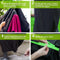 Parasolbeschermhoes met stang (geen ladder meer nodig) - voor parasols met een diameter van 2 tot 4 m - grote paraplubeschermhoes met trekkoord en rits - weerbestendig, uv-bestendig, wind- en sneeuwbestendig, buitenzonwering (Oxford 420D)
