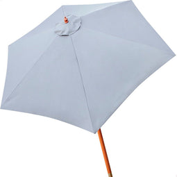 Parasoll Aktive 300 x 240 x 300 cm Grijs Hout Ø 300 cm