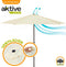 Parasoll Aktive 300 x 245 x 300 cm Aluminium Crème Ø 300 cm