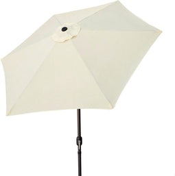 Parasoll Aktive 300 x 247 x 300 cm Staal Aluminium Crème Ø 300 cm