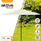 Parasoll Aktive 300 x 247 x 300 cm Staal Aluminium Crème Ø 300 cm