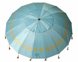 Parasoll Blauw 180 cm UPF 50+